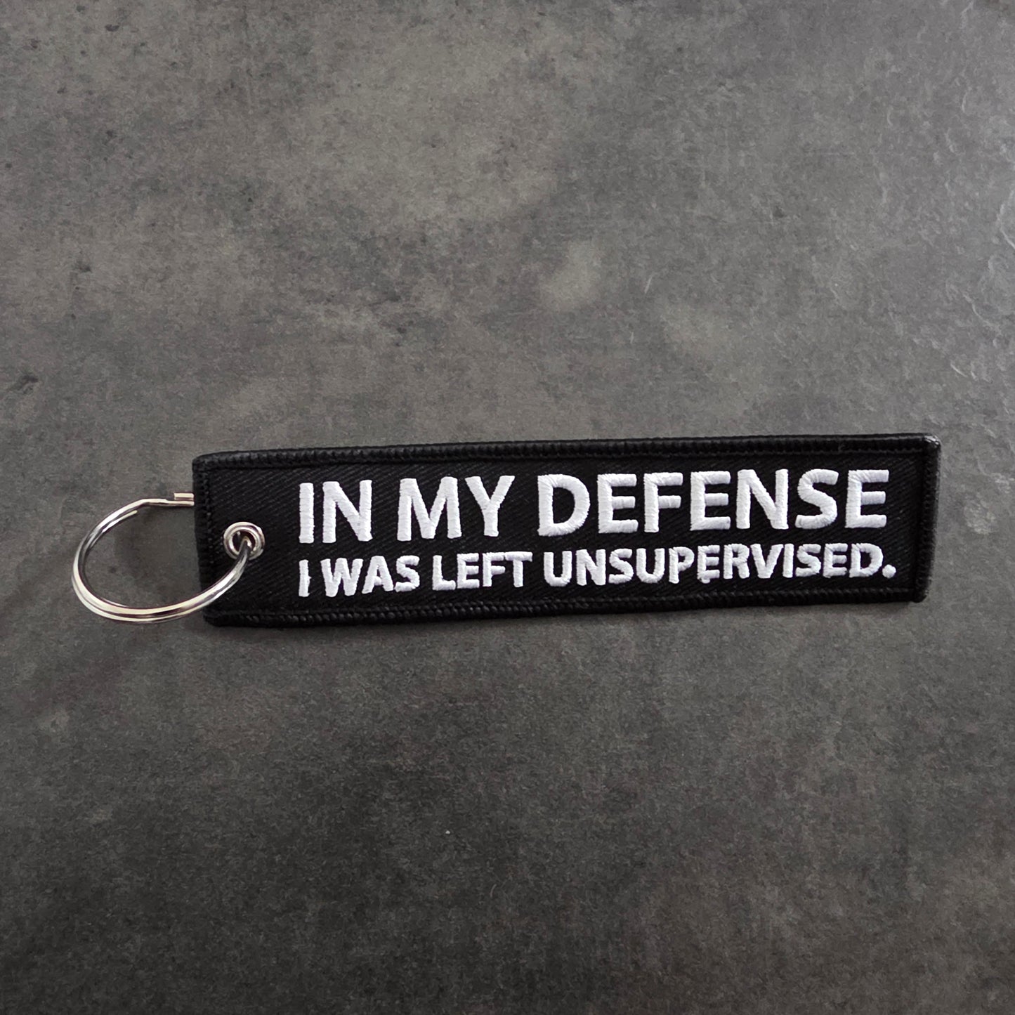 I WAS LEFT UNSUPERVISED KEYCHAIN