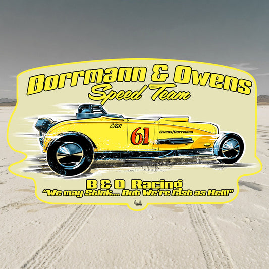Borrmann & Owens Speed Team STICKER