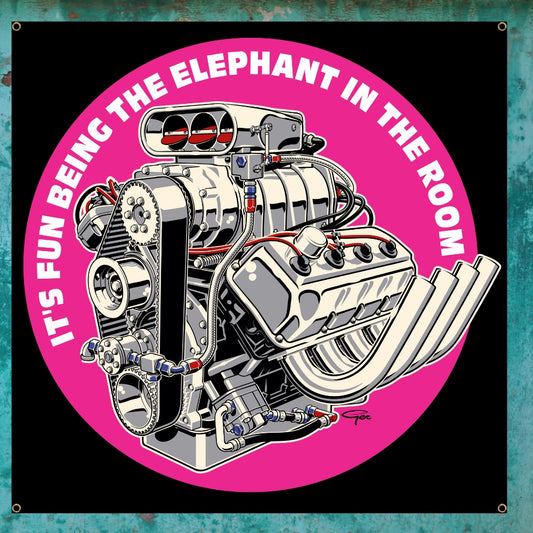 Elephant in the Room Banner PINK