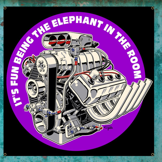 Elephant in the Room Banner PURPLE