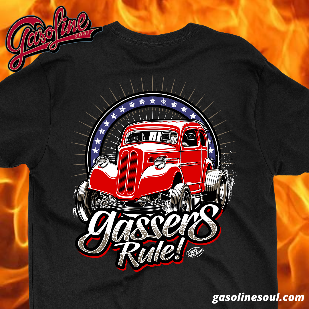 GASSERS RULE...RED WHITE & BLUE