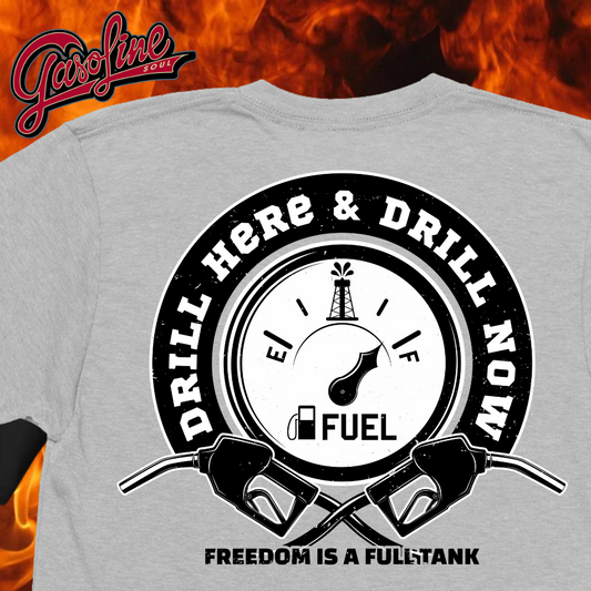 DRILL HERE & DRILL NOW TEE