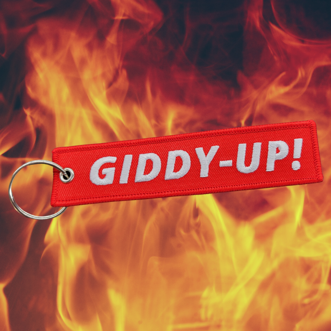 GIDDY UP KEYCHAIN