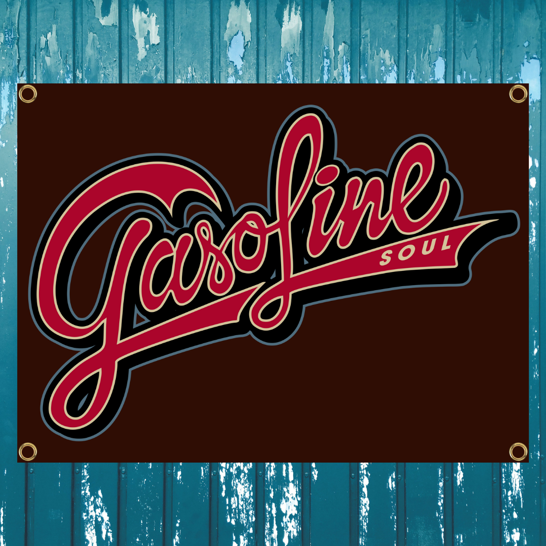 GASOLINE SOUL HERITAGE SCRIPT LOGO BANNER