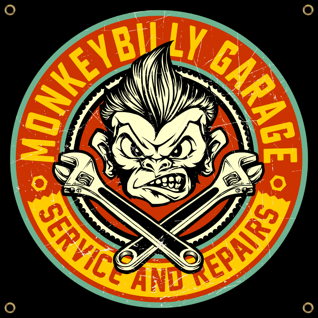 MONKEYBILLY GARAGE BANNER